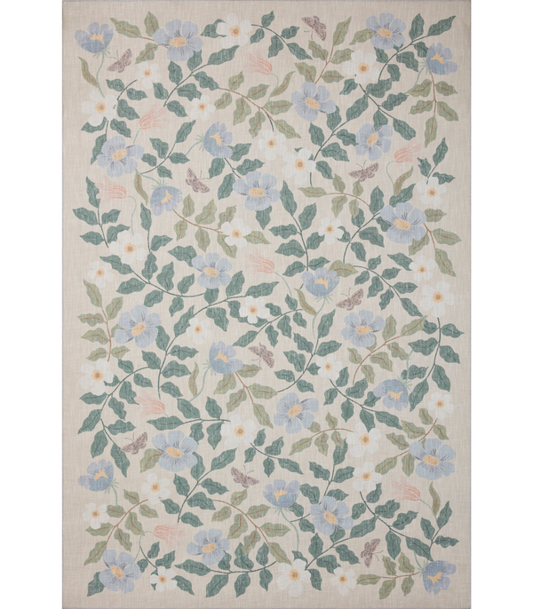 Alfombra Cotswolds 02 Primrose Sand Rifle Paper Co. × Loloi (153x229)