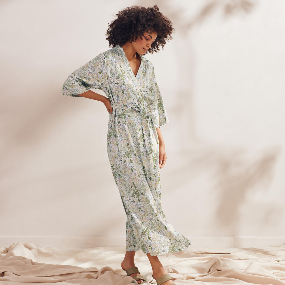 Kimono de descanso Jula Ophelia Color hazy blue