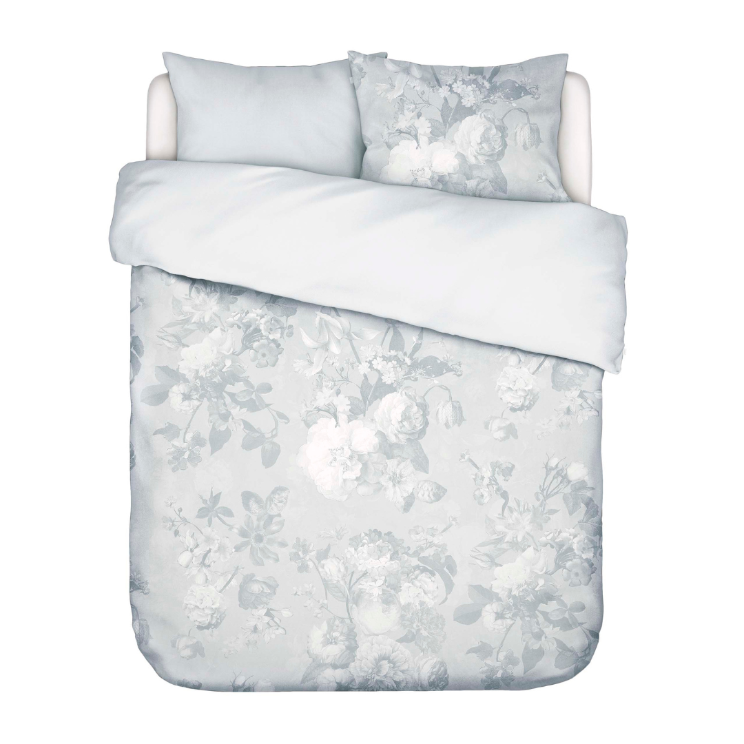 Funda de plumón de algodón modelo Floor Duvet cover illusion blue