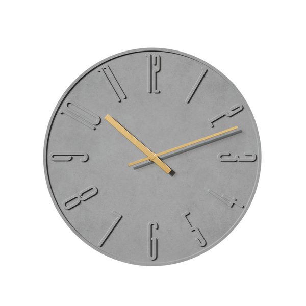 Reloj de pared concreto modelo Oslo