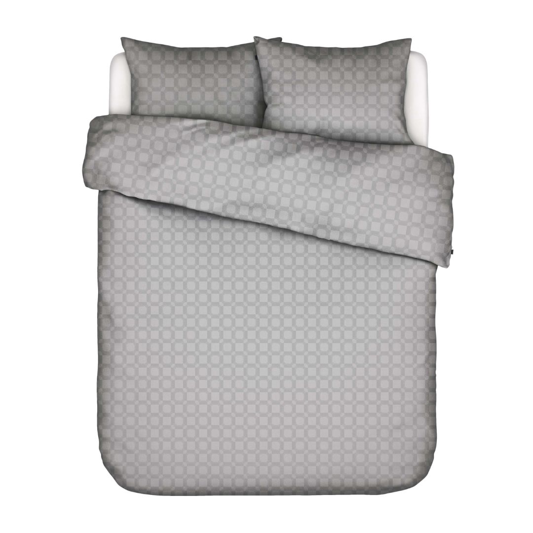 Funda de plumón de algodón + 2 fundas 50x70 modelo Teada Duvet cover Grey