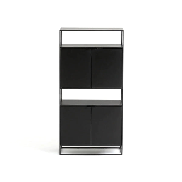 Gabinete 60 de 4 puertas metal black