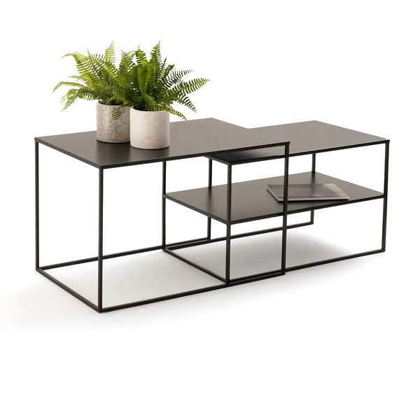 Mesa Nido Baja METAL BLACK