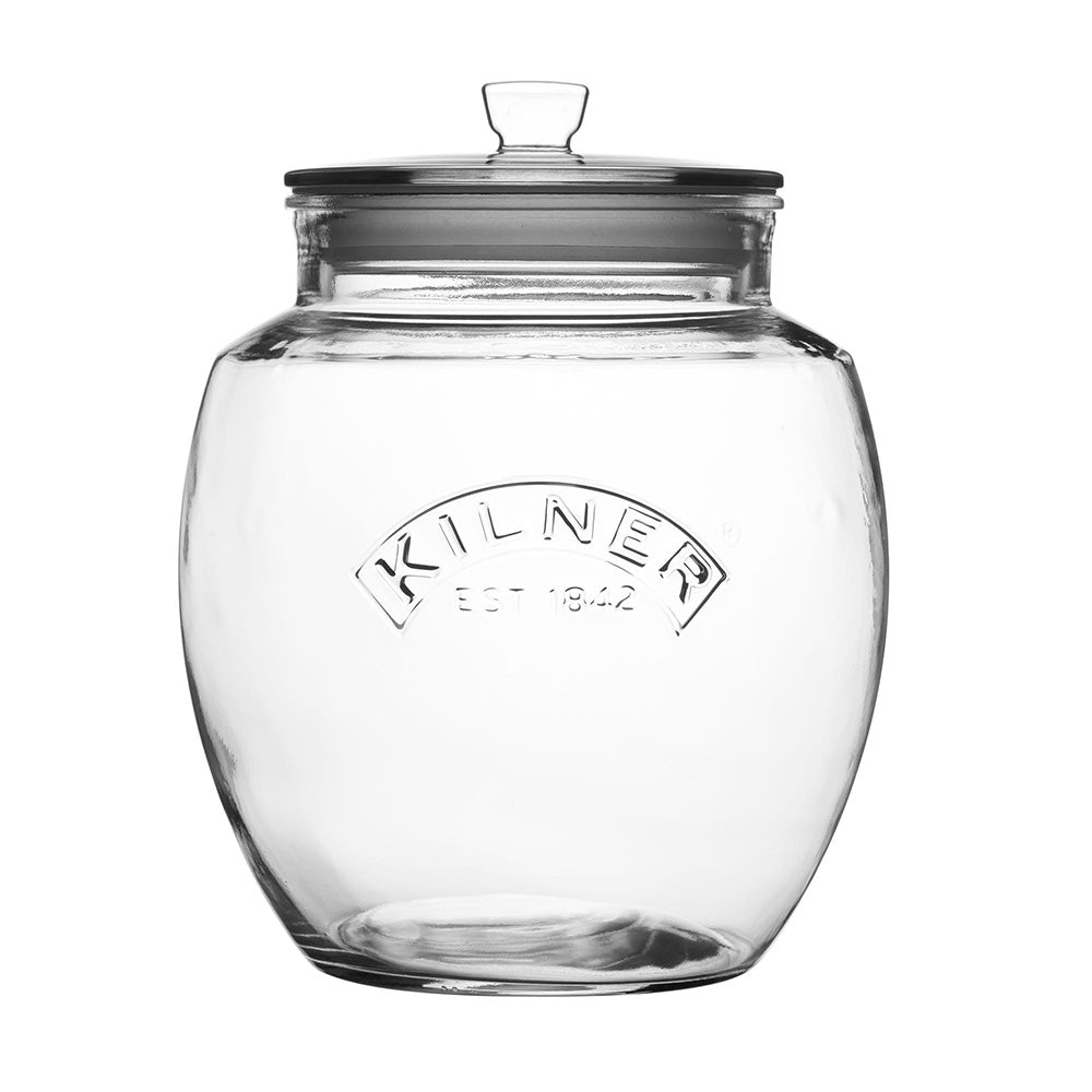 Set de 3 contenedores vidrio con tapa 2 L Kilner